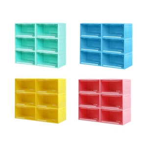 Stacked Premium Sneaker Display Case Ball Shoe Box magnetic Door Breathable AU - Picture 1 of 99
