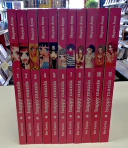 happy mania - moyoco anno - 1/11 - serie completa - star comics - 1° edizione - Foto 1 di 4