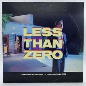 Less Than Zero OST Lp Vinyl Promo Brazil 1987 Aerosmith, Slayer, Public Enemy - Picture 1 of 6