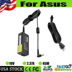 45W AC ADAPTER LAPTOP CHARGER FOR ASUS X553MA UX360 UX305 F553 4.0*1.35MM 19V US - Picture 1 of 9
