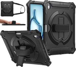 For Apple iPad Air 11 Inch Case 2024,iPad Air 6th Generation 360° Rotating Stand - Picture 1 of 8