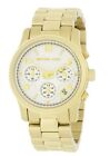 Michael Kors Women's Watch Runway Chronograph Yellow Gold Bracelet Mk5305