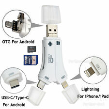 Usb Flash Drive TF Czytnik kart SD dla IOS iPhone Macbook iPad Type-C OTG Android