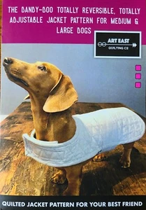 New Quilted Reversible Jacket Pattern For Medium & Large Dogs Sewing Quilting - Picture 1 of 2