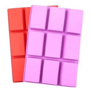 Mini Loaf Pan Bread Baking Tray Cheese Cake Silicone Mold Rectangle Soap Mould - Picture 1 of 14