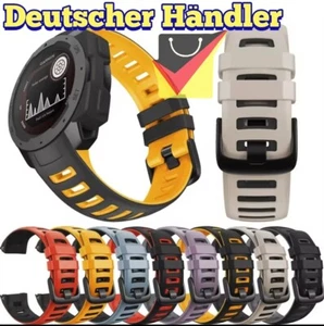 Silikon Armband für Garmin Instinct / 2/ Solar / Tactical /Dual Power Band Strap - Zdjęcie 1 z 43