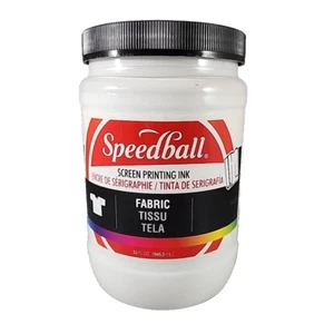 Speedball Stoff Siebdruckfarbe 32 Unzen weiß - Bild 1 von 4