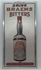 Antique 1910 "Drink Braems Bitters For Appetite" Quack Medicine Advertising Sign