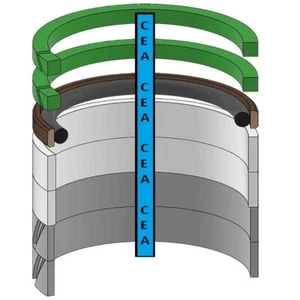 LC01V00055R200 Bucket Cylinder Bore Seal Kit Fit Kobelco SK330-8 SK350-8 SK350LC - Picture 1 of 1
