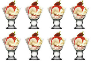 ORION dessert ice cream sundae glasses cup 255Ml 8.5 -box of 8-