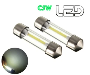 2 Ampoule Navette C5W 36 mm 36mm LED Blanc Eclairage Habitacle Plafonnier - Imagen 1 de 2