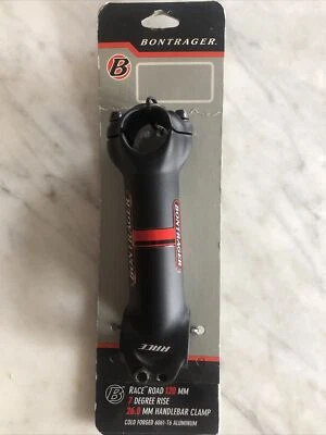 New-Old-Stock 2001 BONTRAGER Race Stem • 1 1/8" • 120mm • 26.0mm Clamp • 7º Rise - Image 1 of 4