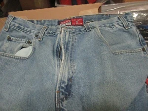VINTAGE OLD NAVY BLUE Jeans Mens 36x34 100% COTTON DENIM JEANS - Picture 1 of 11