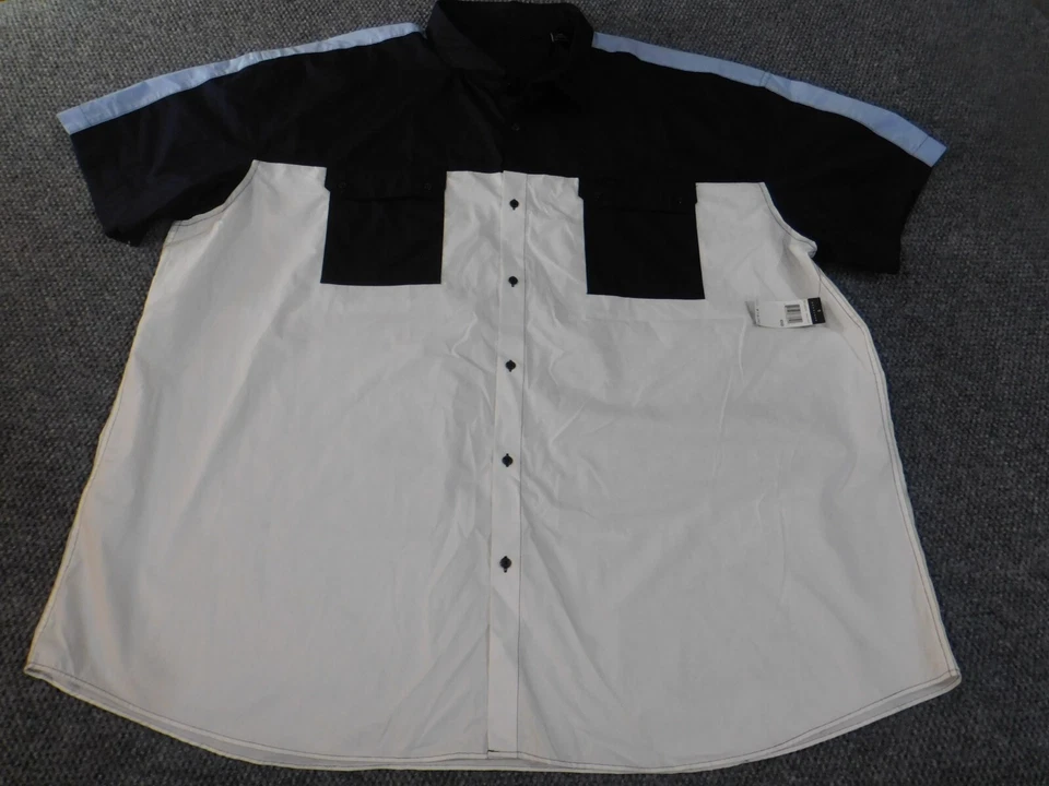Camisa Sean John 6XL Blanca Y2K Para Hombre Grande Hip-hop Abotonada Clásica Retro De Colección Foto 1 de 4