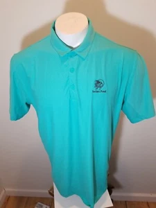 Mens Nike Tour Performance Golf Shirt Polo Indian Pond Club L - Picture 1 of 5