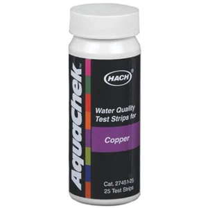 AquaChek 661454 Swimming Pool Spa Hot Tub Copper Water Test Strip - Picture 1 of 3