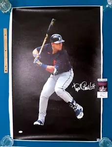 MIGUEL CABRERA Signed "24" Autograph 35.5x24.5 Canvas Poster Tigers JSA π COA - Picture 1 of 6