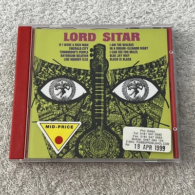 Lord Sitar Self Titled CD 1999 Zonophone 4936162 UK John Hawkins  Foto 1 de 4