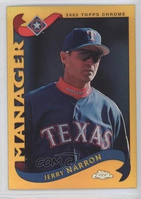 2002 Topps Chrome Gold Refractor Jerry Narron #282 - Image 1 of 2