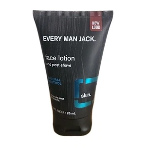 Every Man Jack Face Lotion & Post Shave Natural Menthol 4.2 fl oz New - Picture 1 of 6