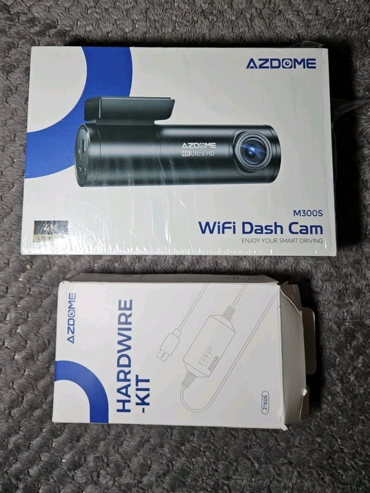 AZDOME M300S 4K Dash Cam Front And Rear Cam WiFi GPS Night Vision 64GB TF