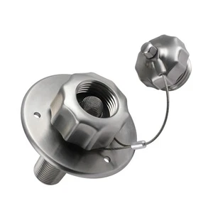All Metal RV City Water Inlet with Check Valve, RV Water Inlet , RV Water Fil... - Picture 1 of 7