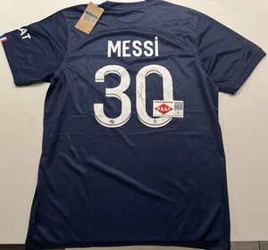 Camiseta Lionel Messi Paris Saint-Germain autografiada firmada talla XL con certificado de autenticidad - Imagen 1 de 8