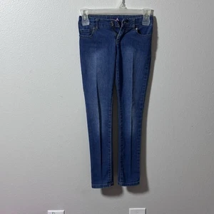 Children’s Place Kids Girls Denim Blue Skinny Jeans size 8 - Picture 1 of 9