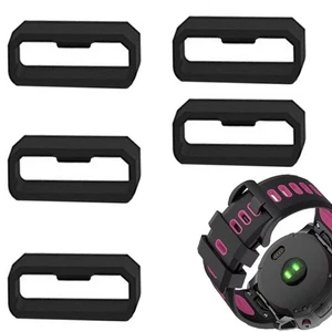 Watchband 20 22 26mm Strap Ring Silicone Rubber Watch Bands Accessories - Picture 1 of 11