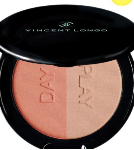 Vincent Longo Duo Blush in Shade Coral Crush - Coral Pink and Bronze- Boxed  - Image 1 of 1
