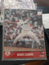 1991 Impel Line Drive Action Photo 8" X 10" Roger Clemens Factory Sealed HOF NBO
