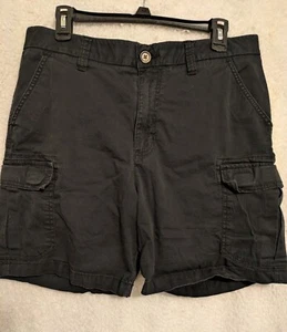 Croft&Barrow- Black Cargo shorts mens sz 34 - Picture 1 of 4