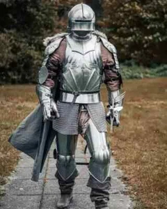 Medieval Knight Suit of Armor German Gothic Style Armor Larp Halloween Costume - Picture 1 of 3