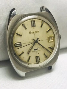 VINTAGE 1969 MEN'S BULOVA 11ANACD SEA KING AUTOMATIC WATCH LOT 1364 - Picture 1 of 4