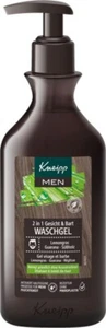 Kneipp Men Waschgel 2 in 1 Gesicht&Bart Lemongras Guarana-Süßholz - Bild 1 von 3