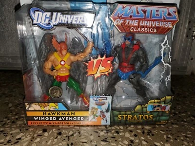 DC Universe Classics Masters of the Universe MOTU Hawkman vs Stratos Novo Selado - Imagem 1 de 4