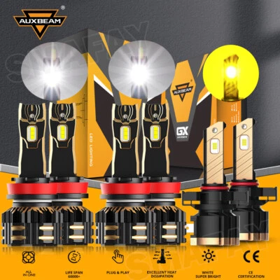 Faros antiniebla altos bajos AUXBEAM Canbus 6500 k para Pontiac G8 2008 2009 Foto 1 de 4