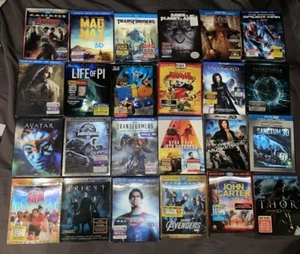 3D MOVIES / FOR 3D PROJECTORS / 3D TV'S - CHOOSE! Also Check my other 3D listing - Picture 1 of 100