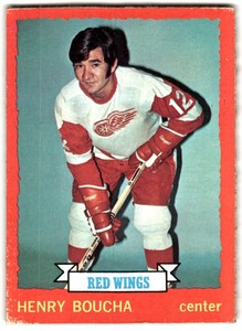 1973-74 O-Pee-Chee Henry Boucha Rookie #33 Detroit Red Wings