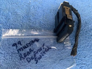1999-2004 Ford Mustang Coupe Dash Rear Window Defrost DEF Control Switch OEM - Picture 1 of 6