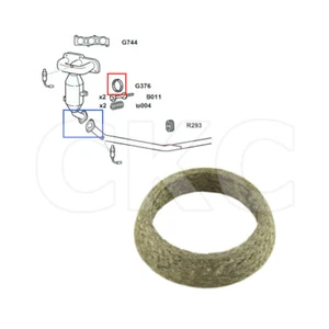 Toyota Aygo 1.0 Models From 2005 to 2022 Front Down Pipe Exhaust Fitting Gasket - Picture 1 of 3