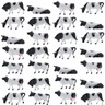 ZYWUOY 60Pcs Cows Model, N Scale Cows Model 1:150 Model Railway Painted Farm Animals Model Scene - View #9
