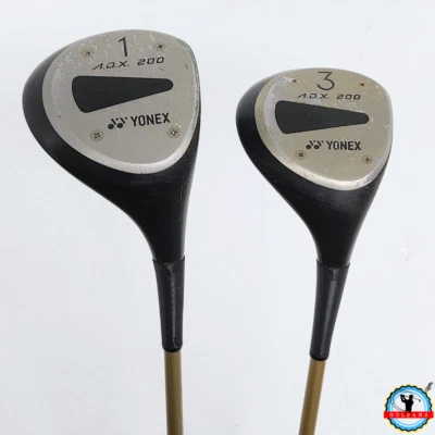 Juego de 3 varillas de grafito flexibles regulares y de driver Yonex ADX 200 DIESTRO 45,5" 43,5" Foto 1 de 4