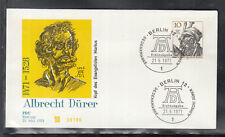 Berlin Germany 1971 FDC - 500th birthday of Albrecht Dürer