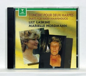 LILY LASKINE & MARIELLE NORDMANN - BOCHSA, WEBER...Duets for harp ERATO CD NM - Picture 1 of 2