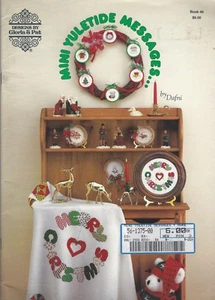 Mini Yuletide Messages Cross Stitch Christmas Designs 130 Designs Gloria & Pat - Picture 1 of 2