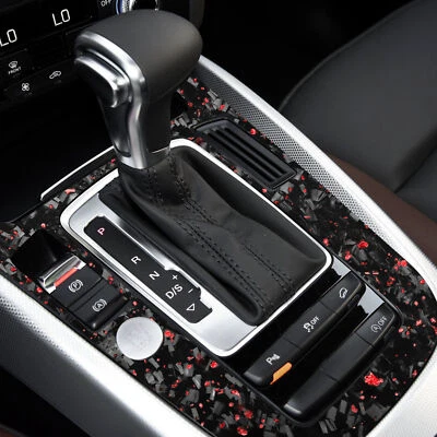 Sale Carbon Fiber Gear Shift Lever Panel Trim for Audi A4 B8 S4 RS4 2013-2016 - Image 1 of 4