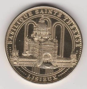 A 2007  TOKEN MEDAILLE SOUVENIR A-B - 14 100 LISIEUX BASILIQUE SAINTE-THERESE  - Picture 1 of 2
