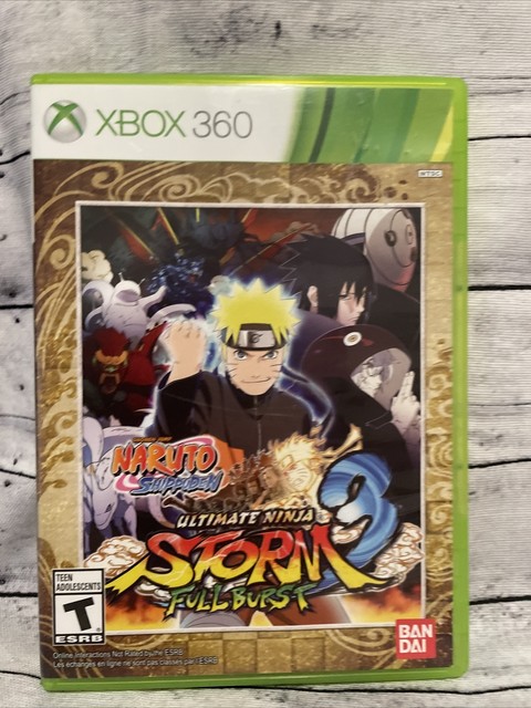 Naruto Ultimate Ninja Storm 3 Full Burst - Xbox 360, Jogo de Videogame  Bandai Usado 84058122