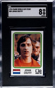 1994 Panini World Cup Story 1974 Johan Cruyff No 89 SGC 8 NM-MT - Picture 1 of 2